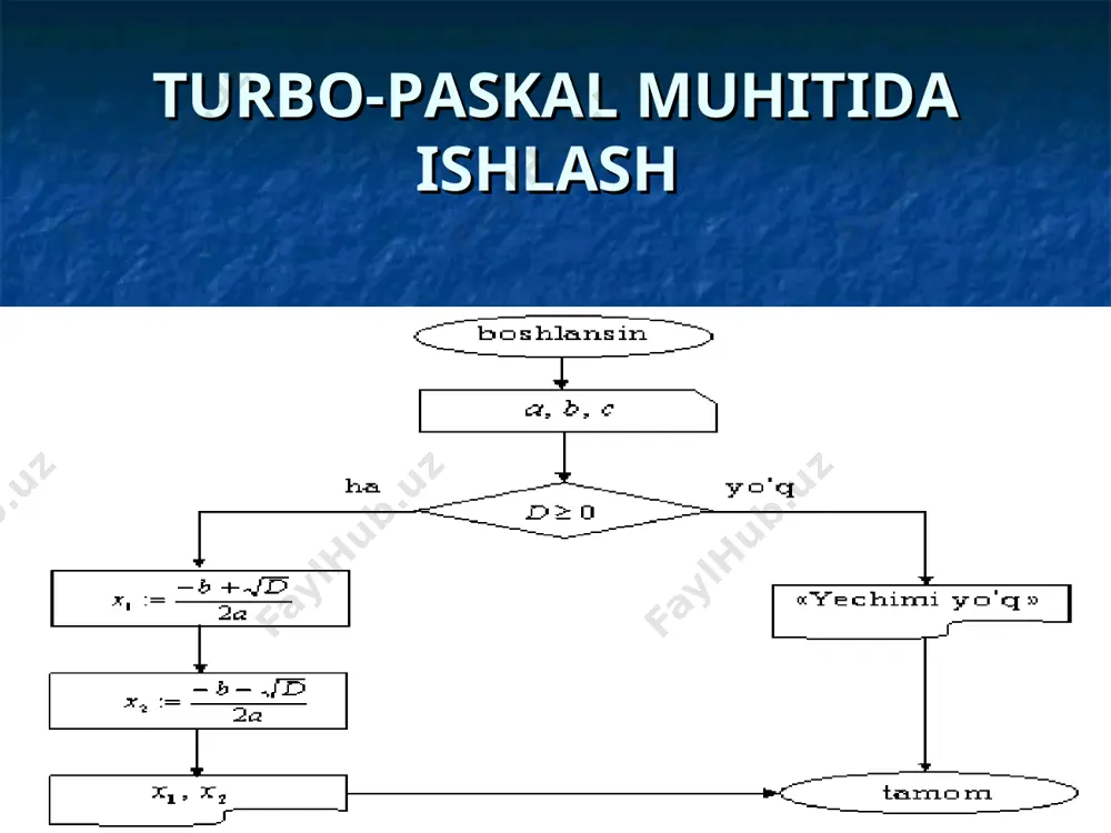 turbo-paskal dasturini yuklash. dasturda ishlash imkoniyatlarni bajarish - Page 4