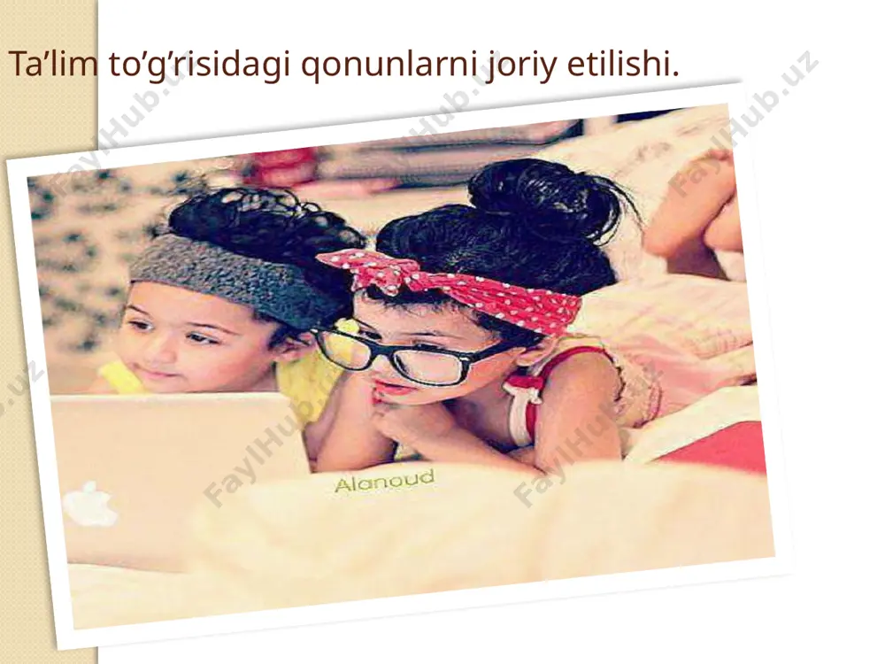 ta'lim to'g'risidagi davlat qonunlari va ko'rsatmalarini o'rganish. - Page 4