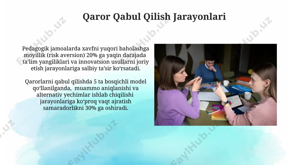 pedagogik jamoaning psixologik xususiyatlari - Page 4