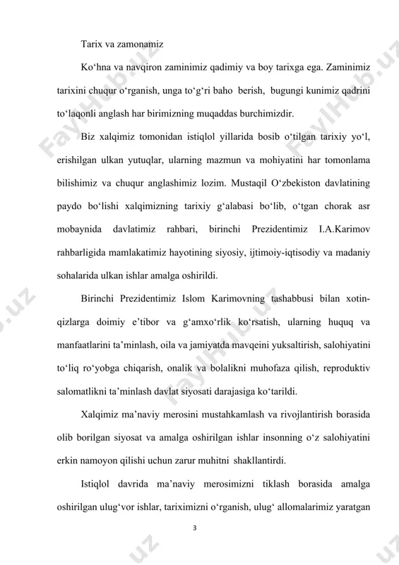 ol sharofatidandir. abu rayhon beruniy o‘rta asrning buyuk qomusiy olimi abu rayhon muhammad ibn ahmad al-beruniy zamonasining qator fanlari: astrononiya, fizika, matematika, geodeziya, geologiya, mineralogiya, tarix kabi fanlarni chuqur o‘rgangan. beruniy shoh ma’mun akademiyasida eng taniqli maslahatchi sifatida faoliyat ko‘rsatgan. beruniy avlodlarga katta meros qoldirdi. uning turli ilm-fan sohalariga oid 160 dan ortiq tarjimalari, asarlari bizgacha yetib kelgan. bulardan tashqari, olim astronomiya, astrologiya, matematika, geodeziya, geologiya, mineralogiya, geografiya, arifmetika, tibbiyot, farmakologiya, tarix, filologiya masalalariga oid qator risolalar yaratdi va sanskrit tilidan arabchaga, arab tilidan sanskrit tiliga tarjimalar qildi, badiiy ijod bilan shug‘ullanib, she’rlar yozdi. beruniy qomusiy olim sifatida dunyo madaniyati tarixida muhim o‘rin egallaydi.  suhbat matni amir temur – dunyo nigohida fransuz temurshunoslar yozgan asarlar javonida professor marsel brionning kitoblari alohida o‘rin tutadi. jumladan, uning biz aziz kitobxonlarga taqdim etgan ”menkim, sohibqiron – jahongir temur” kitobi amir temur haqida yozilgan asarlar orasida mukammalligi bilan ajralib turadi. mazkur kitob sohibqironning …