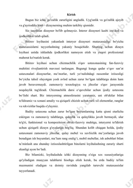 jismoniy va hissiy qulaylikning maksimal darajasini aniqlash va so'rash uchun barcha huquqlarga ega. odamlar tomonidan yaratilgan moddiy va nomoddiy madaniyatning qo'shimcha qiymati tomoshabin, tinglovchi yoki foydalanuvchining ijobiy hissiy tajribasidir. foydalanuvchilarning ehtiyojlari, qadriyatlari, fazoni idrok etish va tajribasi inson tomonidan yaratilgan muhitning fazoviy sifatining mezonidir. kognitiv jarayon sifatida fazoni idrok etish voqelikni bilishda qayta ishlab chiqarishni ta'minlaydi. d.norman (2005) visseral ta'sir sifatida belgilagan sezgilar yoki birinchi taassurotlar o'zgarmas bo'lishi mumkin, ular bilish jarayonida inson tomonidan tushunish va talqin qilishdan oldin ma'lumotni uzatadi. modalliklarni hisobga olgan holda, idrok ko'rish, eshitish, harakat, ta'm va hidga bo'linadi. har bir modallik ob'ekt, makon, vaqt va harakatga tegishli komponentni o'z ichiga oladi. axborotni yozib olish, kodlash, saqlash va qayta foydalanish maxsus guruhga ega bo'lgan xotira sifatida aniqlanadi - hissiy xotira (zimmermann, 2014; mcleod, 2007, matlin, 2004). agar mezon sifatida ma'lumot olishga yordam beradigan analizatorlar tanlansa, xotirani vizual, eshitish, hid, ta'm, taktil va harakat xotirasiga bo'lish mumkin …