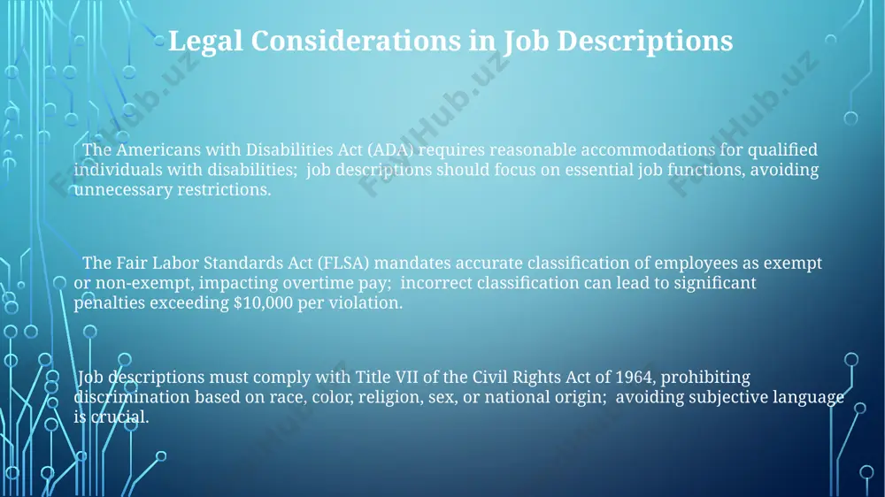 job description writing guide - Page 3