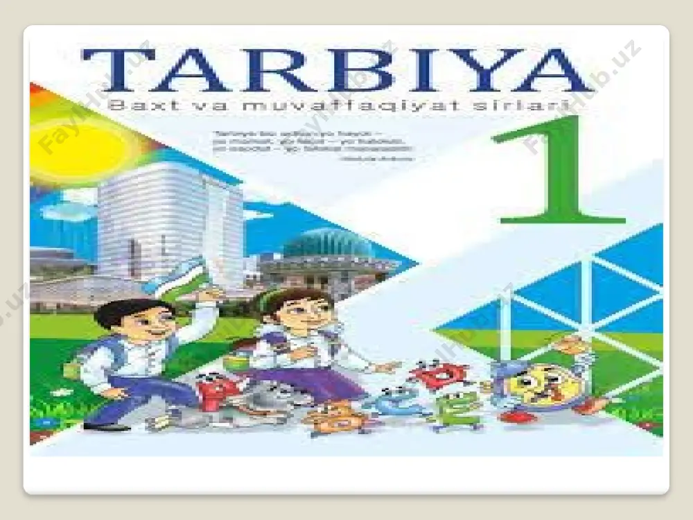17-mavzu: 1-sinf “tarbiya” darsligini o'rganish - Page 2