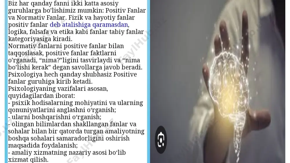 psixalogiya fanining maqsad va vazifalari. - Page 5