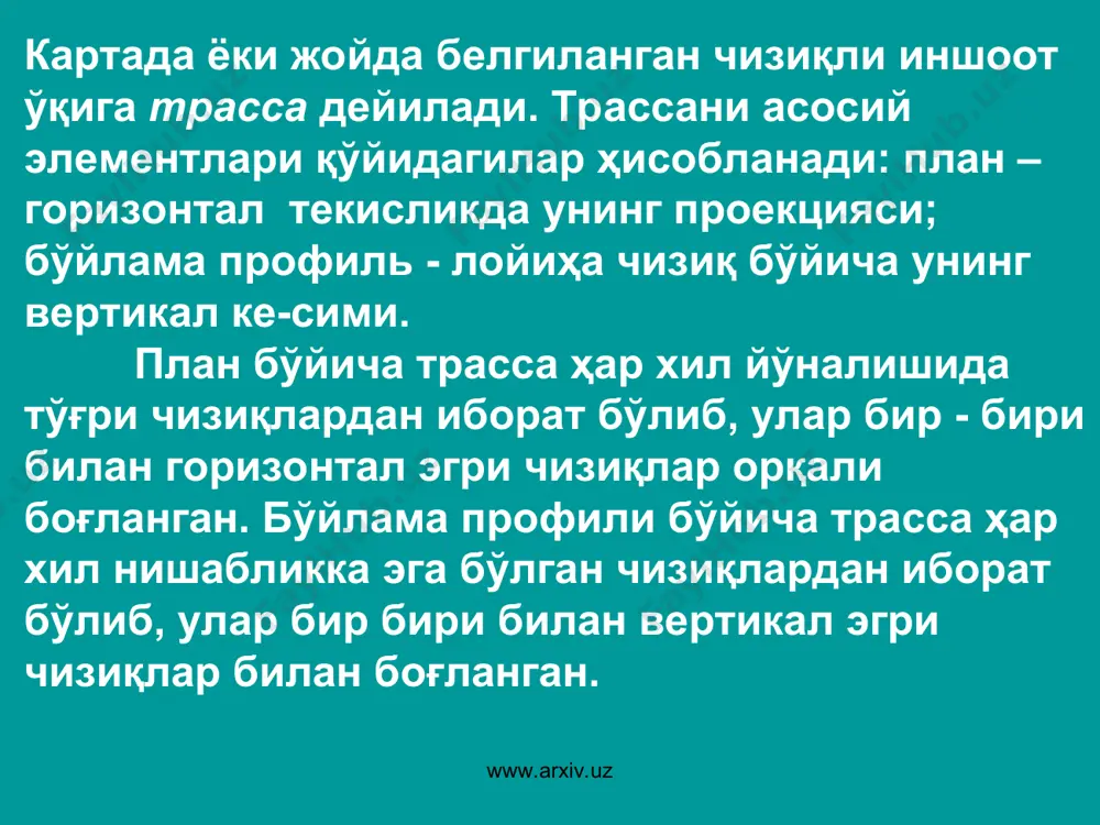 chiziqli inshoatlarni loyihalash - Page 5