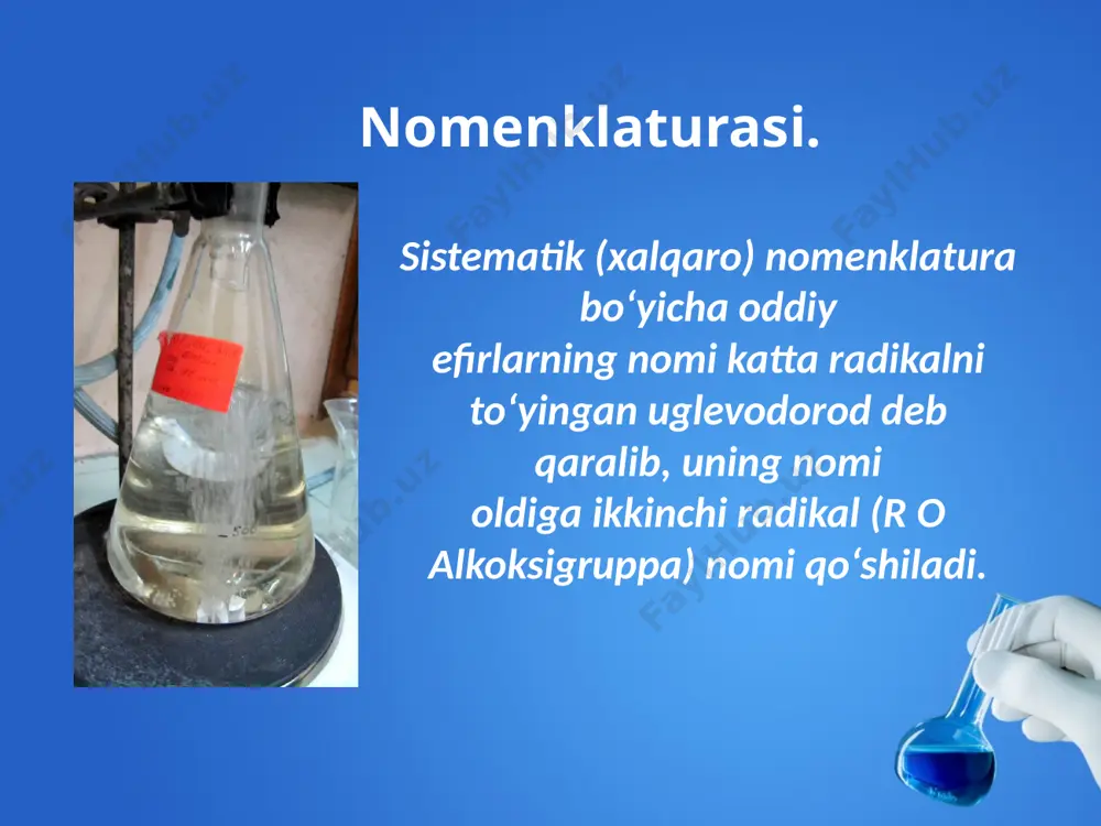 oddiy efirlar. olinishi va xossalari. 10 - sinf - Page 4