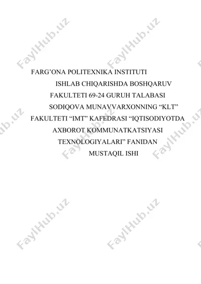 algoritm tushunchasi — DOC
