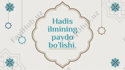 imom al-buxoriy hayoti — PPTX