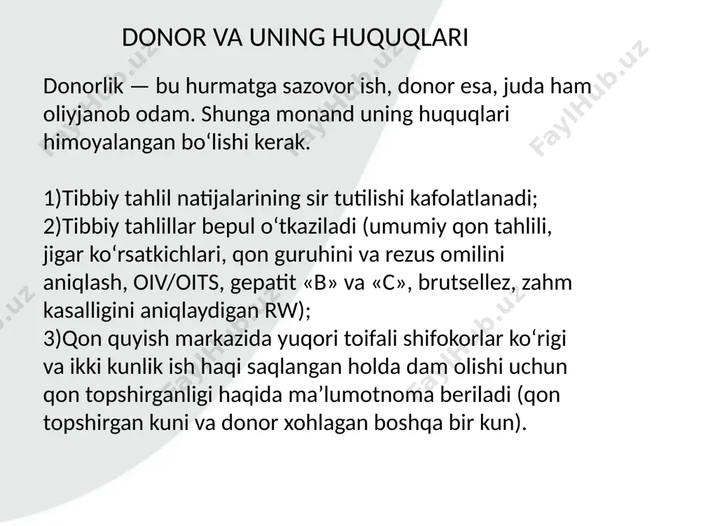 amlakatdagi donorlik darajasi me’yorida emas. e'tiboringiz uchun rahmat! image1.jpeg image2.jpeg image3.jpeg image4.jpeg image5.jpeg