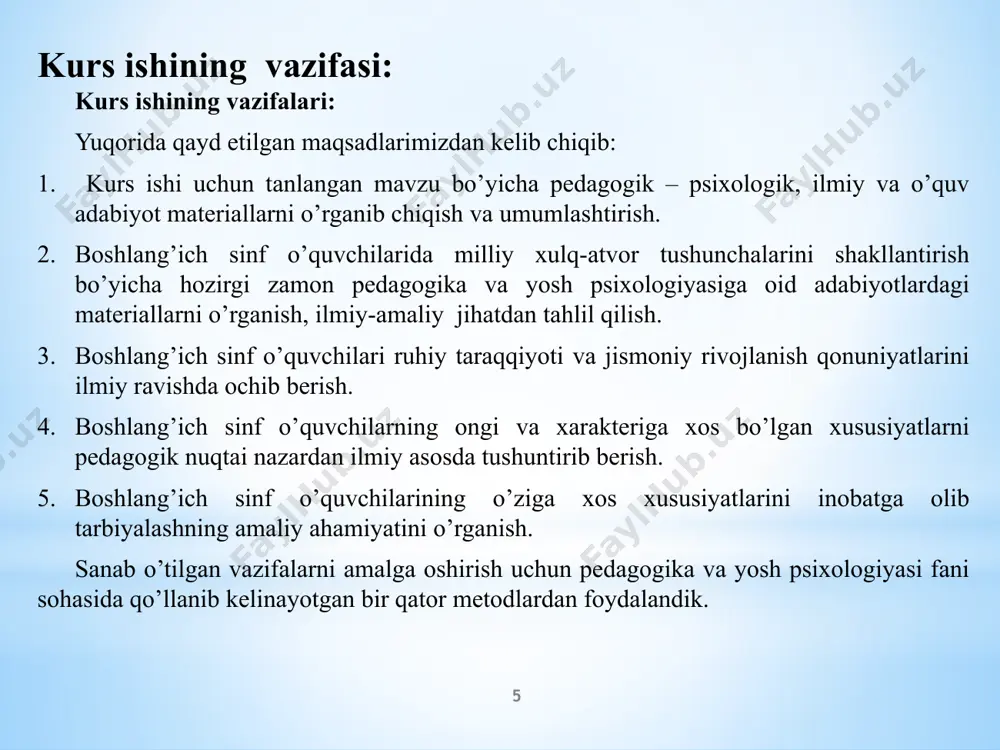 arpo etilgan hamda o‘zi bevosita ta’lim bergan madrasalarda o‘qish quyidagi bosqichlardan iborat bo‘lgan: 1. «anda» (kichik) – o‘qish muddati 2 yil. 2. «aust» (o‘rta) – o‘qish muddati 3 yil. 3. «a’lo» (oliy) – o‘qish muddati 3 yil. bunday yondashuvda, bugungi kun nuqtai nazaridan aytganda, bakalavriat va magistratura ko‘zga tashlanadi. ayni vaqtda ular o‘rta asr yevropa universitetlari uchun ham xos bo‘lgan. 10 alisher navoiy “muruvvvat va saxovat ” to‘g’risida. saxovat insoniyat bog’ining borvar shajaridur (boqiy ildizidir), balki ul shajarning mufid samaridur (hosilasidur). odamiylik kishvarining bahri mavjvari (odamiylik dengizining mavjlari), balki ul mavj bahrining samin gavhari... ma’dumlikda (insoniy fazilat sifatida) muruvvat karamning urug’ qayoshidur (qarindoshidir), balki tav’amon (umuman) qarindoshidur... sohibi muruvvat (muruvvatli kishi) sharif xalqidin ayrilmaydurkim, u qayda bo‘lsa tengri panohida bo‘lsin – izzat va sharaf oromgohida. muruvvat – barcha bermakdur, emak yo‘q, // futuvvat – barcha qilmoqdur, demak yo‘q. shoir nazdida muruvvat odamgarchilik yuzasidan qilingan yaxshilik, saxovat, himmatdir, o‘zida bor narsalarni …