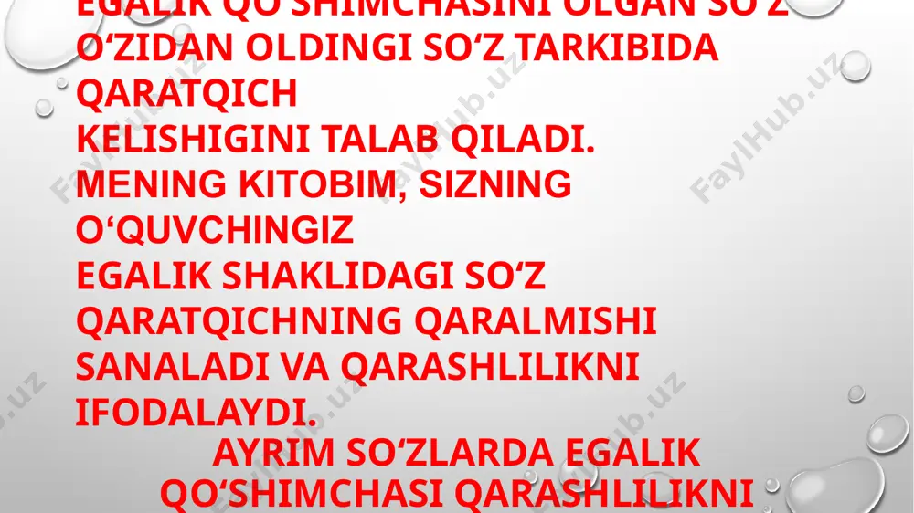 ismlarning munosabat shakllari - Page 4