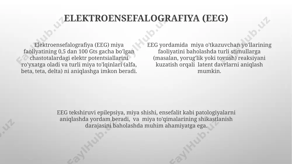 juft kranial nervlar va 31 juft spinal nervlar orqali markaziy nerv sistemasiga oʻtkazadi, bu esa miyada ong hosil boʻlishiga olib keladi. e'tiboringiz uchun rahmat @taqdimot_robot image1.png image2.png image3.png