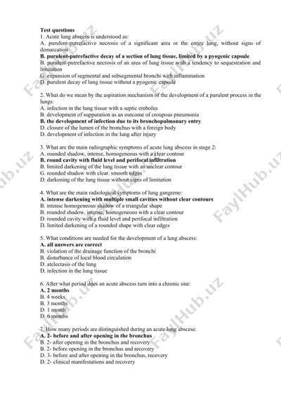 acute lung abscess — DOCX