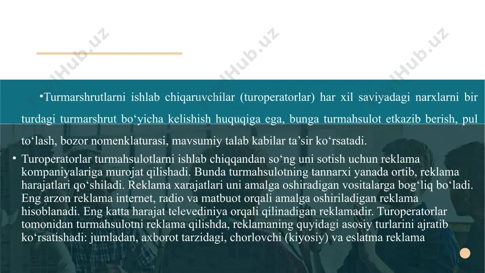 turoperatorlar va turagentlarning narx siyosati - Page 4