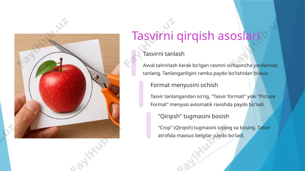 “tasvirni qirqish va aylantirish” mavzusini “bumerang” metodi orqali - Page 4