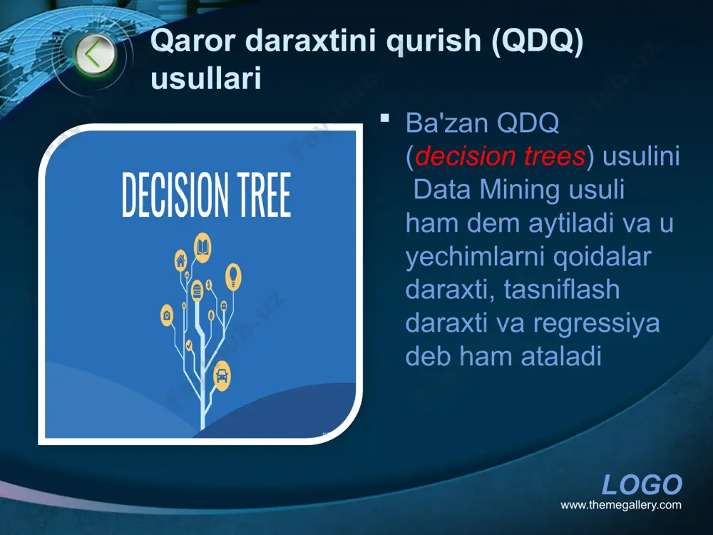 qaror daraxtini qurish usullari - Page 5