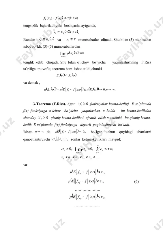 lebeg va riss teoremalari - Page 5