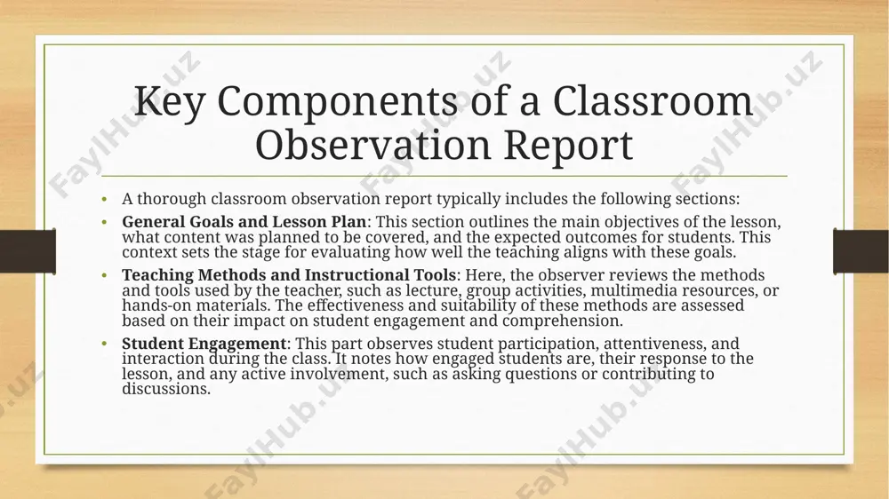 analytical report on classroom observation - Page 5