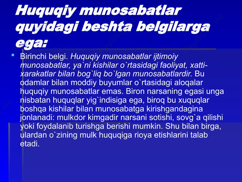 huquqiy munosabatlar - Page 5