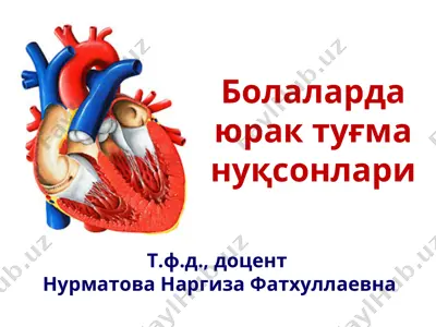 болаларда юрак туғма нуқсонлари — PPT