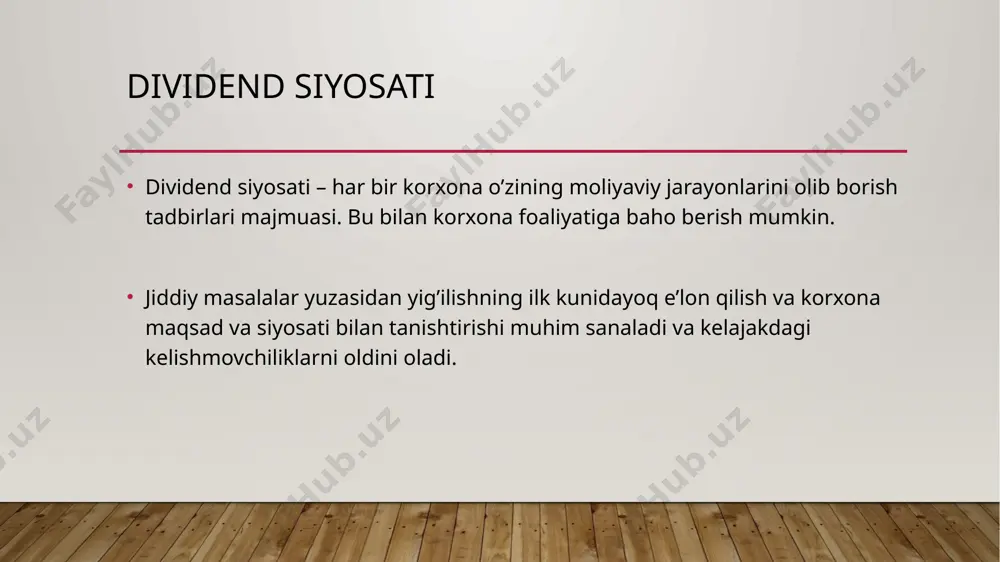 dividend siyosatining mohiyati - Page 4