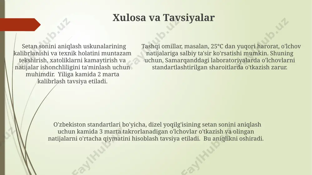 dizel yoqilgʻining setan sonini aniqlash - Page 5