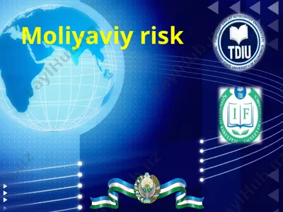 moliyaviy risk — PPTX