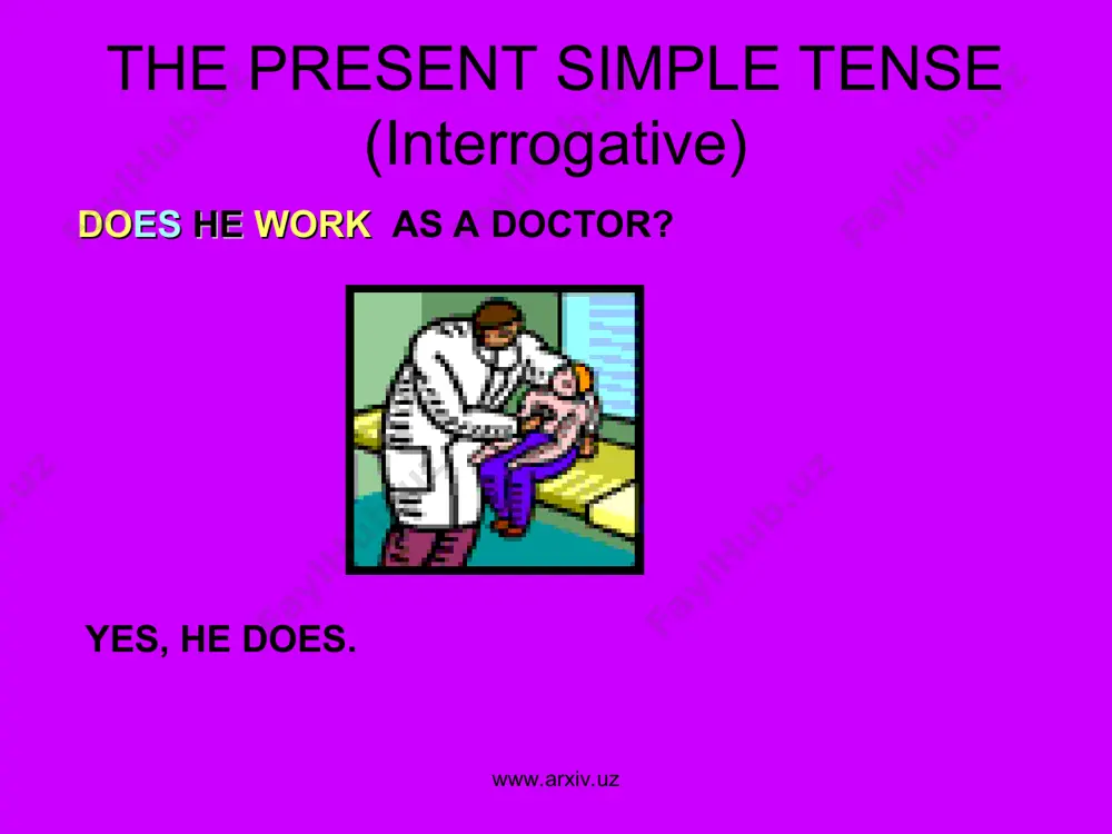 the present simple tense - Page 5