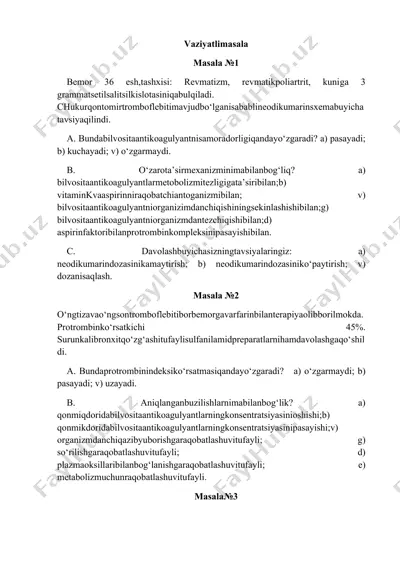 revmatizmga neodikumarin davolash — DOCX