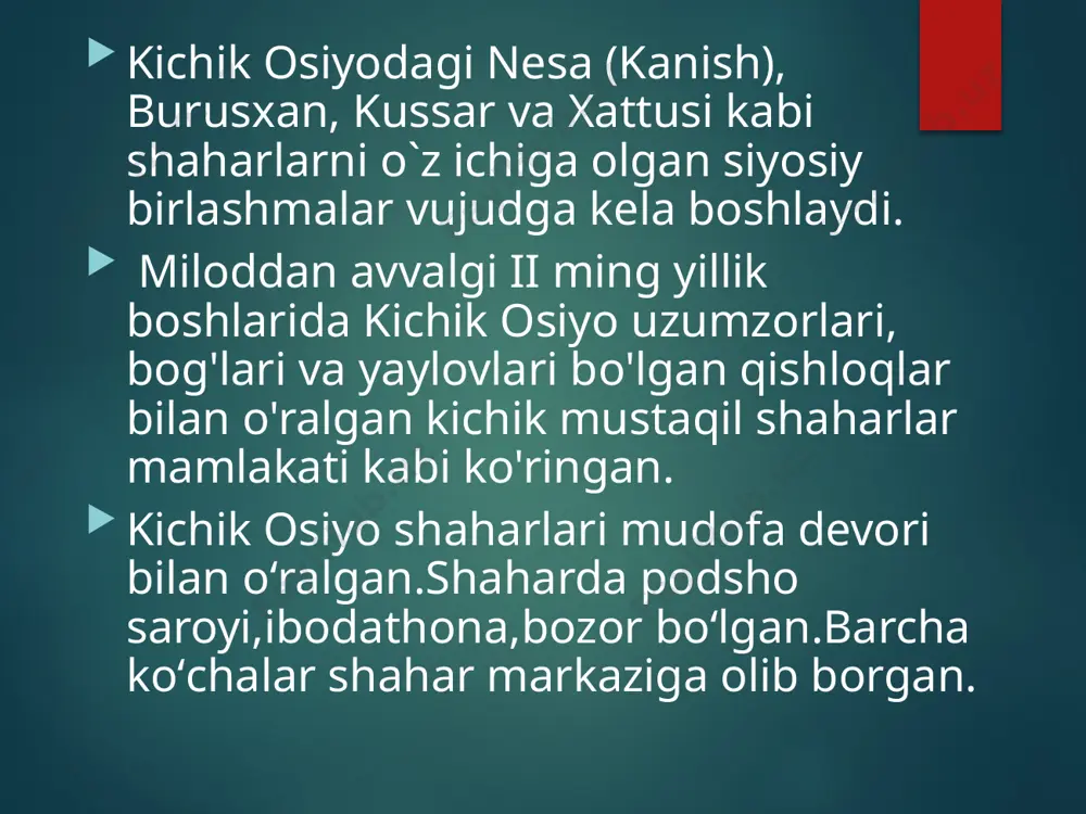 old va kichik osiyo sivilizatsiyasi - Page 5