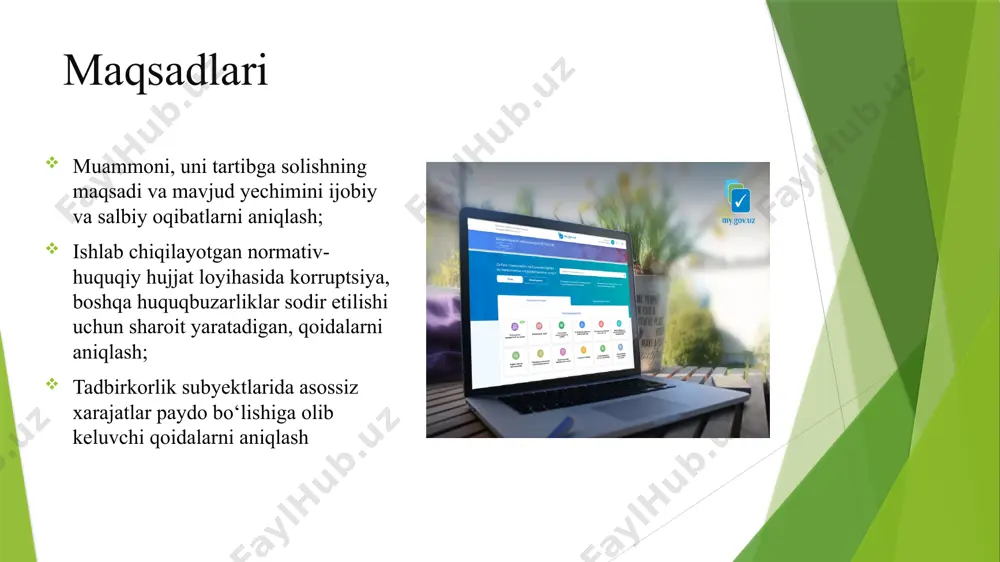 hukumat portali (my.gov.uz) elektron tijorat. elektron raqamli imzo - Page 5