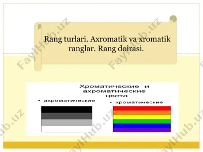 rangturlari — PPTX