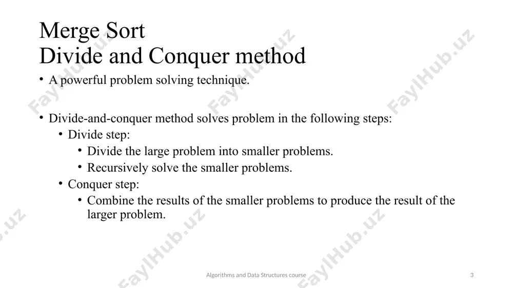 merge sort - Page 3