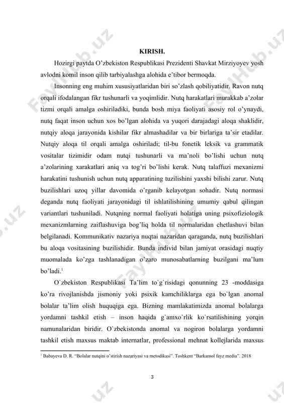 ik asoslash zamonaviy pedagogik tadqiqotlarga xos jihatlar hisoblanadi. rus pedagogika fanining eng yaxshi an’analari ruhida bajarilgan ushbu tadqiqotlar katta faktik materiallarga ega bo`ladi, bola nutqining obyektiv qonuniyatlarini aniqlaydi. f.a. soxin va o.s. ushakovlarning tasnifidan foydalangan holda bolalar nutqini psixologik-pedagogik tadqiq qilishni bir nechta yo`nalishga ajratish mumkin: tuzilmaviy (til tizimining turli tuzilmaviy darajalarini: fonetik, leksik, grammatik darajalarini shakllanirish), funksional (kommunikativ faoliyatda tilni egallash ko`nikmalarini shakllantirish); kognitiv (til va nutq hodisalarini oddiy anglashni shakllantirish). “bola nutqini rivojlantirish” hodisasining o`zini va uni boshqarish jarayonini tahlil qilish maktabgacha yoshdagi bolalar nutqini rivojlantirish sohasida ishlash uchun pedagoglar maxsus tayyorgarlikdan o`tishlari zarur, degan xulosani keltirib chiqaradi. nutqqa oid zamonaviy tadqiqotlar tizimli yondashuvga ega, bu “u yaxlit bir tizim sifatida mavjud bo`lgan ko`plab tashqi va ichki munosabatlar” (b.f. lomov) hodisasini o`rganishda namoyon bo`ladi. nutq-til tizimi ko`plab aloqalarga kirishadi, jumladan, ma’noni so`zga aylantiradigan hamda inson ongi va his-hayajonlari bilan uzviy bog`liq bo`lgan semantik axborot apparati, psixofizik hodisa (ya’ni, …