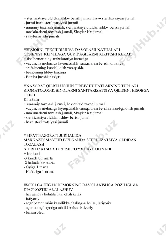 iagnostik aralashuv +har qanday holatda ham olish kerak - ixtiyoriy - agar bemor ruhiy kasallikka chalingan bo'lsa, ixtiyoriy - agar uning hayotiga tahdid bo'lsa, ixtiyoriy - ba'zan oladi #xalqaro raqamli belgilash tizimi doimiy tishlar +18 17 16 15 14 13 12 11|21 22 23 24 25 26 27 28chr(13)48 47 46 45 44 43 42 41|31 32 33 34 35 36 37 38 -55 54 53 52 51|61 62 63 64 65chr(13)85 84 83 82 81|71 72 73 74 75 -51 52 53 54 55|65 64 63 62 61chr(13)85 84 83 82 81|71 72 73 74 75 -65 64 63 62 61|61 62 63 64 65chr(13)75 84 83 82 81|71 72 73 74 75 -75 84 83 82 81|71 72 73 74 75 # grafik-raqamli belgilash tizimi doimiy tishlar +8 7 6 5 4 3 2 1|1 2 3 4 5 6 7 8chr(13)8 7 6 5 4 3 2 …