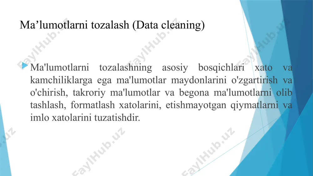 ini kamaytirish uchun ishlatiladigan ma'lumotlarni siqish algoritmi. bu tez-tez uchraydigan belgilarga qisqaroq ikkilik kodlarni va kamroq tez-tez uchraydigan belgilarga uzunroq ikkilik kodlarni belgilash orqali erishadi. ushbu usul ma'lumotlarni samarali saqlash va uzatishni ta'minlaydi. huffman kodlash huffman kodlash ma'lumotlar turiga bog'liq bo'lmagan ma'lumotlarni siqish usuli bo'lib, ma'lumotlar tasvir, audio yoki elektron jadval bo'lishi mumkinligini anglatadi. ushbu siqish sxemasi jpeg va mpeg-2 da qo'llaniladi. cnn- nima? konvolyutsion neyron tarmoq (cnn) - bu tasvirlardagi naqshlarni tanib olish qobiliyati tufayli asosan tasvirni aniqlash va qayta ishlash uchun ishlatiladigan sun'iy neyron tarmoq turi. cnn arxitekturasi differensial funksiya orqali kirish hajmini chiqish hajmiga (masalan, sinf ballarini o'z ichiga olgan) aylantiradigan alohida qatlamlar to'plamidan hosil bo'ladi. odatda bir nechta alohida qatlam turlari qo'llaniladi cnn- nima? konvolyutsion neyron tarmoqlari (cnn) cnn arxitekturasi 1980 yilda kunixiko fukusima tomonidan kiritilgan cnn ning asosiy afzalligi shundaki, u muhim xususiyatlarni inson nazoratisiz avtomatik ravishda aniqlaydi. shuning uchun cnn kompyuterni ko'rish va tasvirlarni …