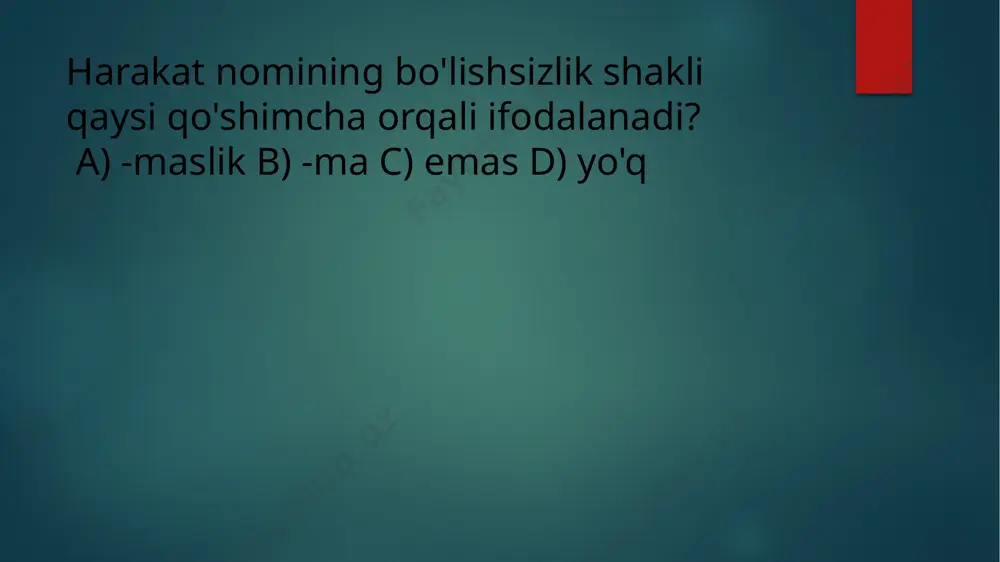 fe’llarda bo’lishli va bo’lishsizlik - Page 2