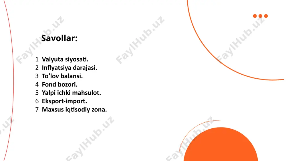 aror iqtisodiy o‘sishga ta’sir qiladi. ecbning siyosatlari germaniya iqtisodiyoti uchun muhimdir, chunki germaniya eurozonaning eng yirik iqtisodiyoti hisoblanadi. ... t.me/slaydai_bot 2 inflyatsiya darajasi. germaniya, evropa ittifoqining eng yirik iqtisodiyoti sifatida, inflyatsiyani boshqarish uchun turli iqtisodiy chora-tadbirlar ko‘rishadi. inflyatsiya darajasi, valyuta siyosati va iqtisodiy barqarorlikni ta'minlashda muhim o‘rin tutadi. germaniyada inflyatsiya darajasi o‘zgaruvchan bo‘lib, xalqaro iqtisodiy sharoitlar, ichki talab va boshqa omillar unga ta’sir qiladi. 2023-yilning yanvar-noyabr oylarida germaniyada inflyatsiya darajasi o‘rtacha 5.2% ni tashkil etdi. bu o‘sish asosan energiya narxlari, oziq-ovqat mahsulotlari va boshqa xomashyo narxlarining oshishi bilan bog‘liq. oziq-ovqat mahsulotlari narxlarining oshishi ham inflyatsiyaga katta ta’sir ko‘rsatdi. 2023-yilda oziq-ovqat mahsulotlari narxlari o‘rtacha 14% ga oshgan. bu o‘sish, global ta’minot zanjiridagi muammolar, qishloq xo‘jaligi mahsulotlari yetishmovchiligi va energiya narxlarining oshishi bilan bog‘liq. germaniya hukumati, inflyatsiyani nazorat qilish uchun iqtisodiy rag‘batlantirishlar, soliq imtiyozlari va boshqa choralarni ko‘rdi. biroq, inflyatsiyaning yuqori darajasi va xalqaro iqtisodiy notinchliklar bu choralarning samaradorligini chekladi. germaniya hukumati …