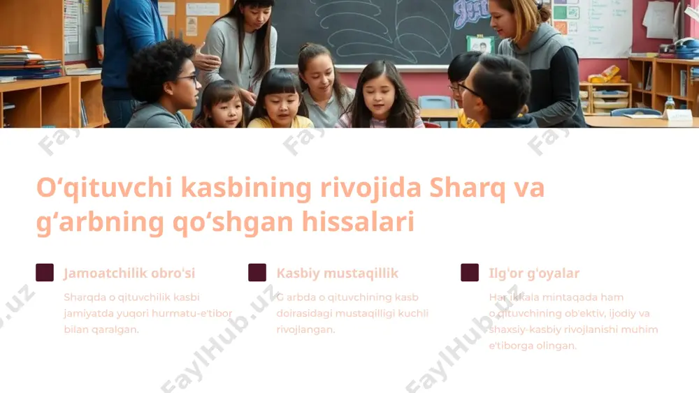 sharq mutafakkirlari va gʻarb pedagoglari oʻqituvchilik kasbi haqida - Page 5