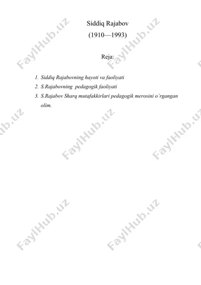 siddiq rajabov — DOC