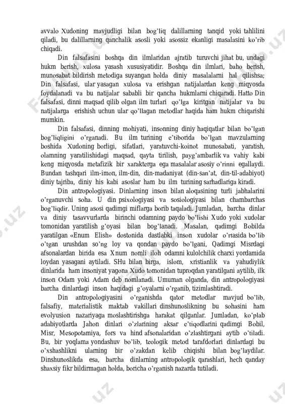 yasi, avvalo insonga oid bo’lgan diniy hayotning turli jihatlarini psixologik jihatdan o’rganadi. ya’ni din psixologiyasi dinning psixologik jihatini, shaxsning diniy tajribasini va bu tajribaning turli ko’rinishlarini bayon qilishga harakat qiladi. natijada u dinning inson ruhidagi asosiy xususiyatlari xatti-harakatlarga bo’lgan ta’siri to’g’risida atroflicha to’xtaladi. ruh-jasad aloqasi bilan atrof-madaniyat ta’sirlarining barchasini ichida o’rganuvchi diniy e’tiqod, shaxslarning ichki olamidagi turli rivojlanishlarni ko’rsatib beradi. shu sababli din psixologiyasi diniy tajribadan boshlagan holda inson turlarini atroflicha o’rganib, xos tipologiyalarni kashf qiladi. kishining diniy his, tushuncha va yashash tarzi din psixologiyasining asosiy mavzusidir. u shaxsda din tuyg’usi va hissining qanday qilib kelib chiqqanligi va shakllanishini, ihtido (hidoyat topish) yoki inkor hodisalarini, dindan kelib chiqqan ruhiy keskinlik va shubhalarni tadqiq qiladi. din psixologiyasi umumiy psixologiyaning barcha metodlaridan foydalangan holda o’ziga taalluqli bo’lgan mavzularni muhokama qiladi. bu ilm turi, dindorlikning shaxs ruhiyatidagi siljish va ta’sir jarayonining tadqiq qilinishida umumpsixologiyadagi tamal asoslar, berilgan ma’lumotlarga (raqamlar)ga qarab anketalar, testlar va …