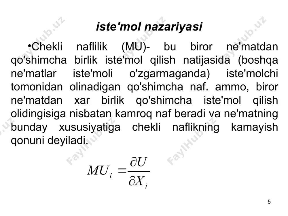 iste'molchi tanlovi nazariyasi - Page 5