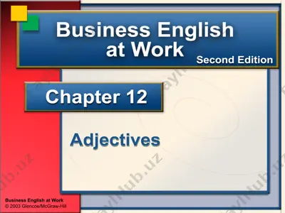 adjective — PPT
