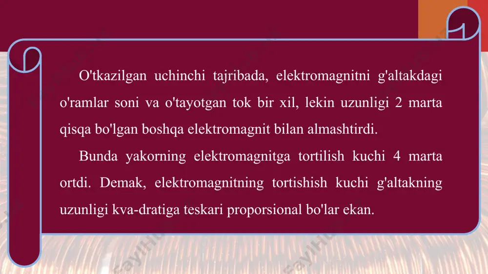 elektromagnitlar. elektromagnit rele 8 - sinf - Page 5