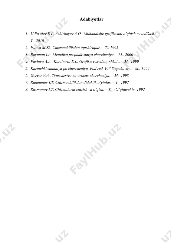 kasb-hunar kоllеjlarida chizmachilik o`qitishning o`ziga хоs хususiyatlari - Page 4