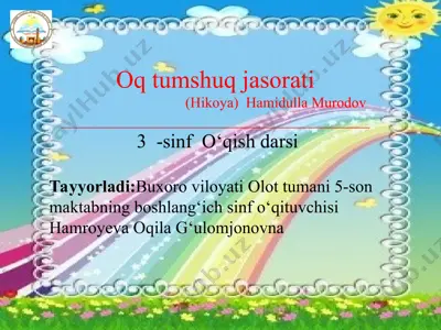 oq tumshuq jasorati — PPT