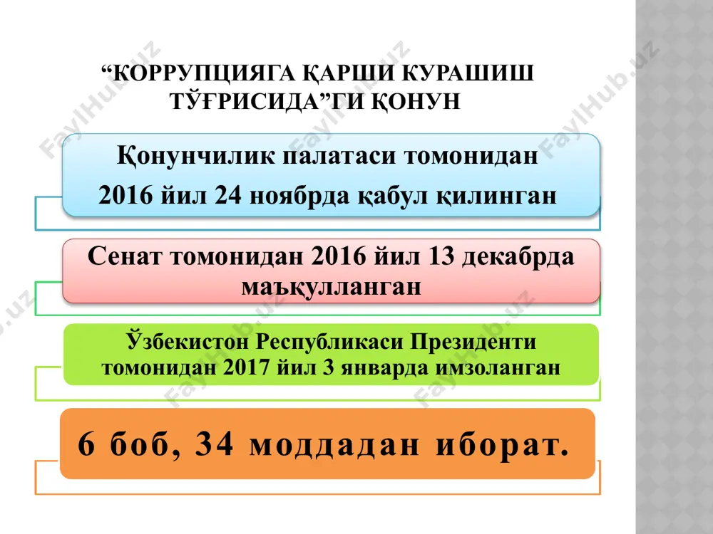 коррупцияга қарши кураш - Page 5