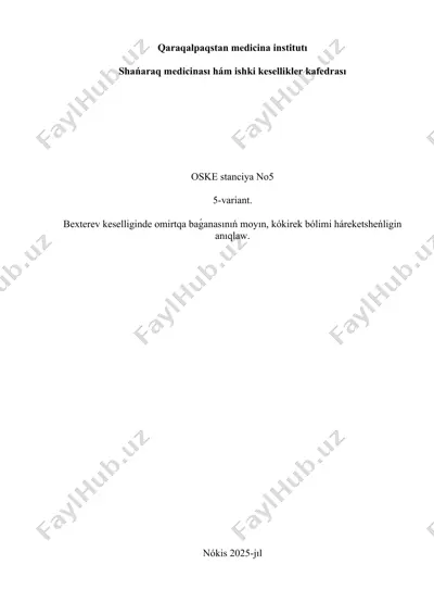 oske stanciyasi mazmuni — DOCX