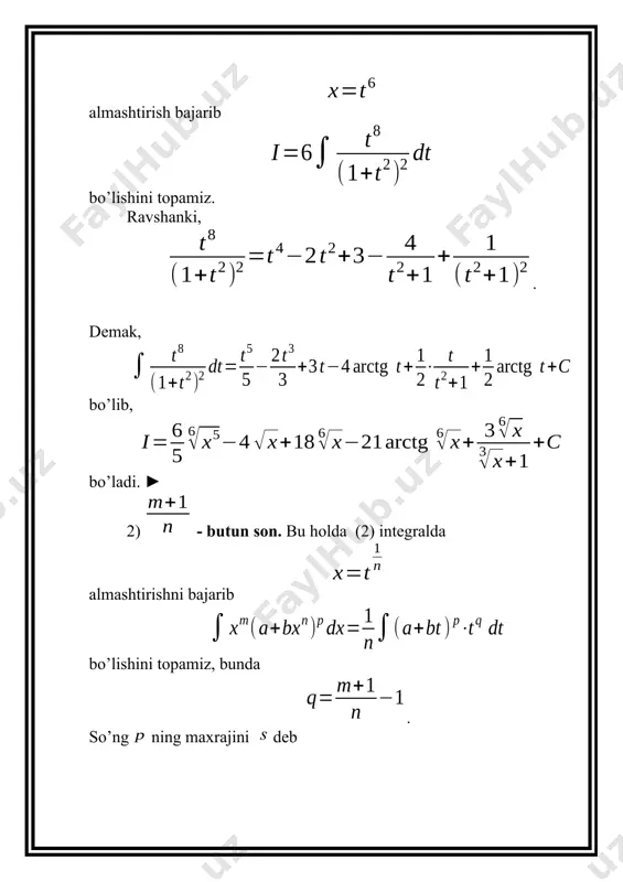 image20.wmf oleobject20.bin image21.wmf oleobject21.bin image22.wmf oleobject22.bin image23.wmf oleobject23.bin image24.wmf oleobject24.bin image25.wmf oleobject25.bin image26.wmf oleobject26.bin image27.wmf oleobject27.bin image28.wmf oleobject28.bin image29.wmf oleobject29.bin image30.wmf oleobject30.bin image31.wmf oleobject31.bin image32.wmf oleobject32.bin image33.wmf oleobject33.bin image34.wmf oleobject34.bin image35.wmf oleobject35.bin image36.wmf oleobject36.bin image1.wmf image37.wmf oleobject37.bin image38.wmf oleobject38.bin image39.wmf oleobject39.bin image40.wmf oleobject40.bin image41.wmf oleobject41.bin oleobject1.bin image42.wmf oleobject42.bin image43.wmf oleobject43.bin p n m r b r a , , , , î î dx bx a x p n m ) ( + ò p m n d d t x = ò + = dx x x i 2 3 ) 1 ( ò ò - + = + dx x x dx x x 2 3 1 2 1 2 3 ) 1 ( ) 1 ( 2 - = p 6 t x = ò + = dt t t i 2 2 8 ) 1 ( 6 2 2 2 2 4 2 2 8 ) …