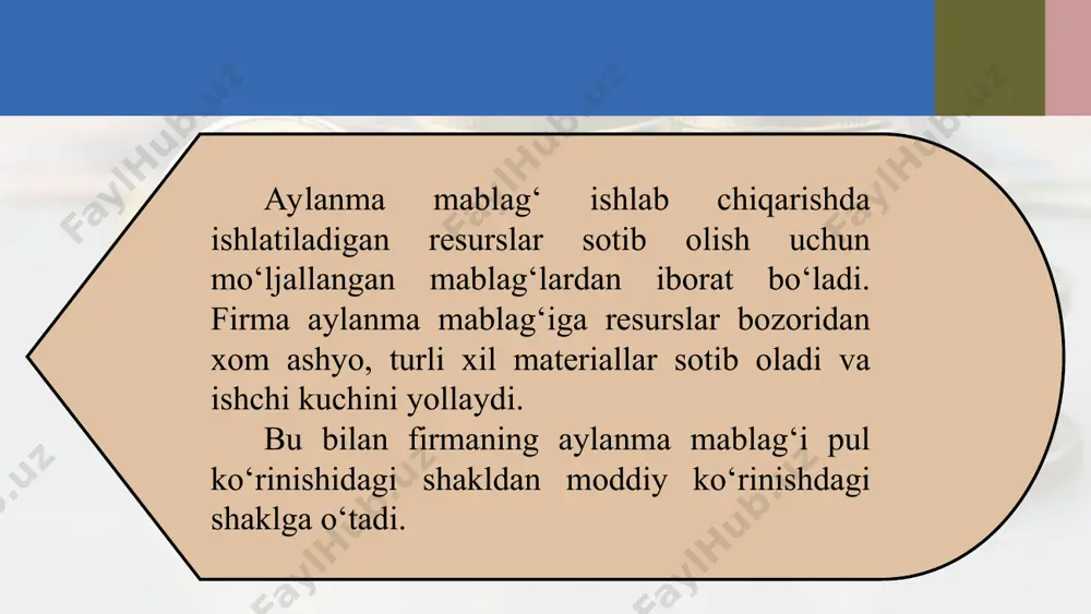 firma mablag‘lari va xarajatlari 9-sinf - Page 5
